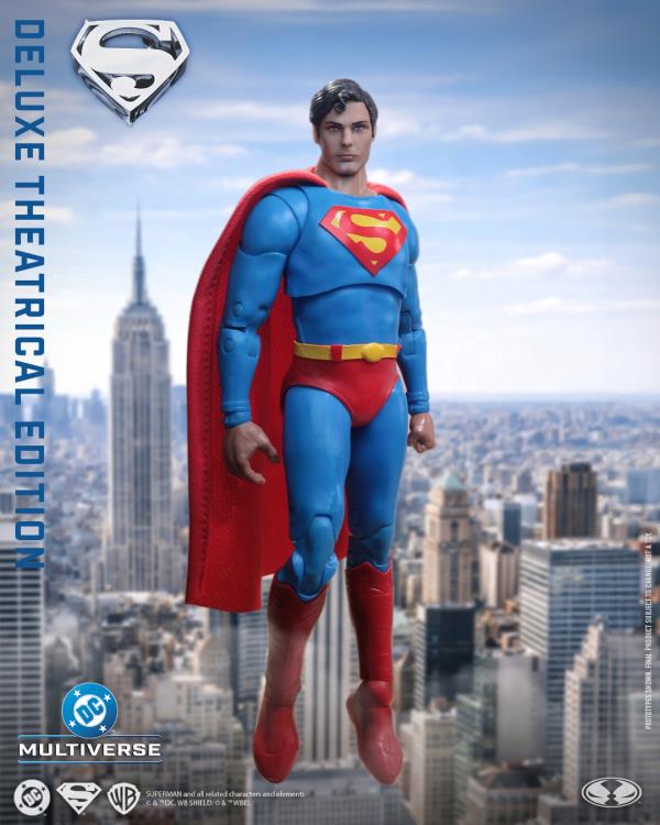 McFarlane Toys DC Multiverse Superman 1978 Deluxe Theatrical Edition action figure product photo 4