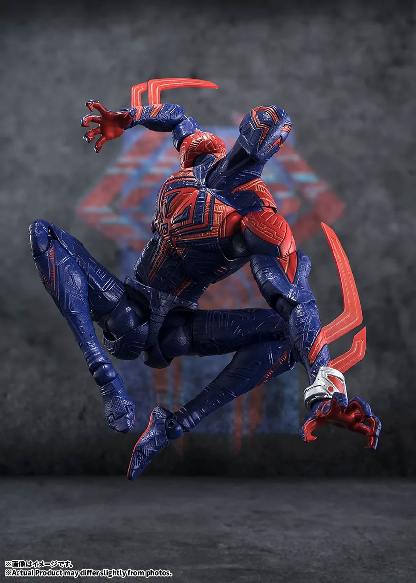 S.H.Figuarts Spider-Man 2099 928 Warden of the Multiverse figure, BBTS gallery image 5