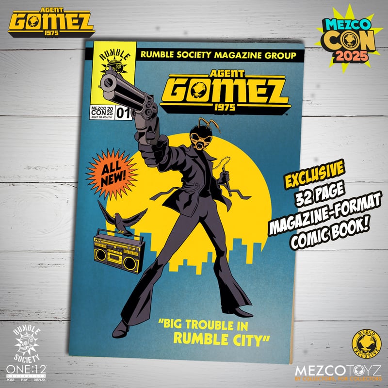 Mezco One:12 Collective Agent Gomez 1975 - Pre-Owned