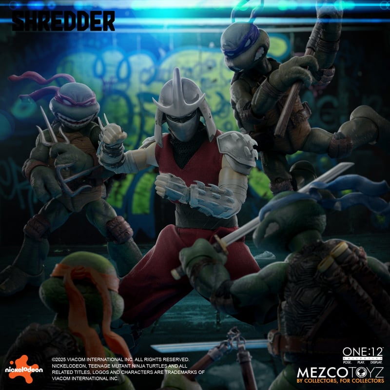 Mezco One:12 Collective Shredder Teenage Mutant Ninja Turtles Action Figure