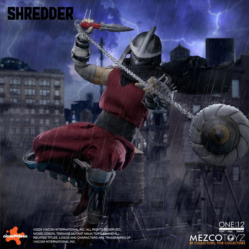 Mezco One:12 Collective Shredder Teenage Mutant Ninja Turtles Action Figure