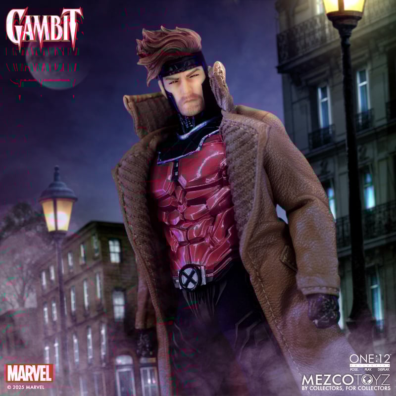 Mezco One:12 Collective Gambit Action Figure Marvel X Men