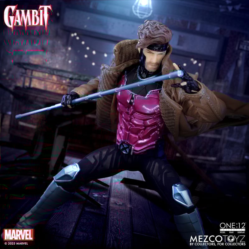 Mezco One:12 Collective Gambit Action Figure Marvel X Men
