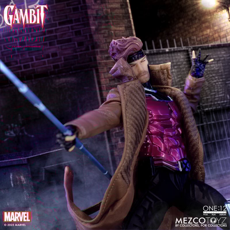 Mezco One:12 Collective Gambit Action Figure Marvel X Men