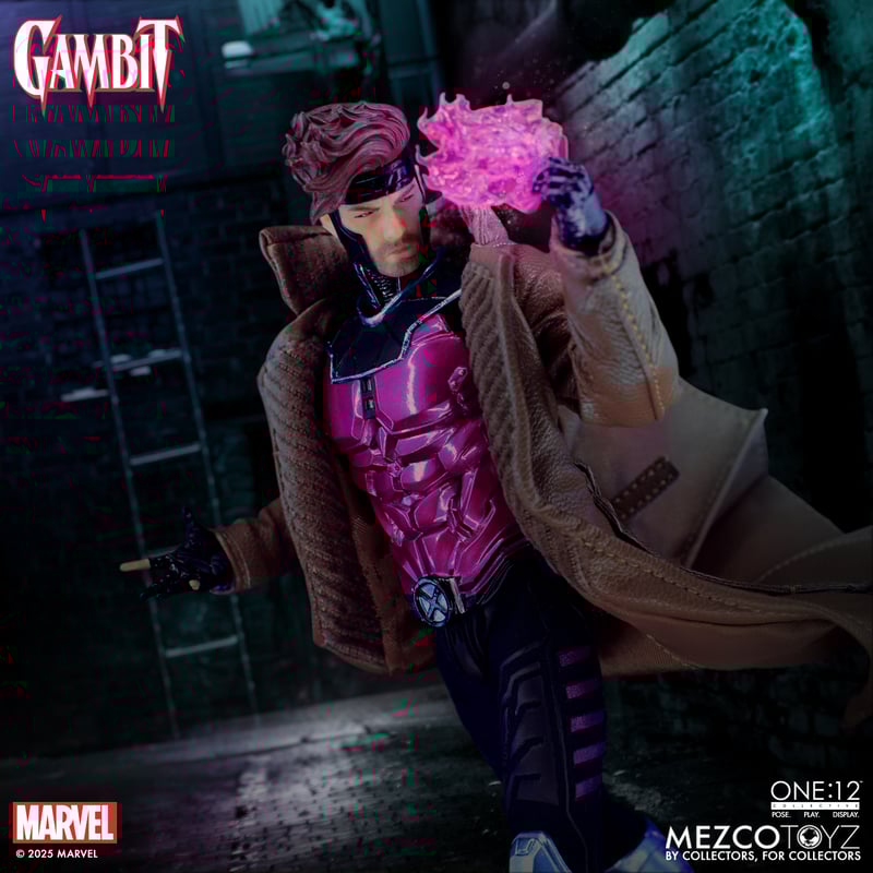 Mezco One:12 Collective Gambit Action Figure Marvel X Men