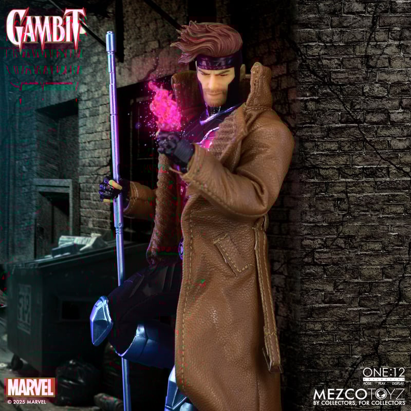 Mezco One:12 Collective Gambit Action Figure Marvel X Men
