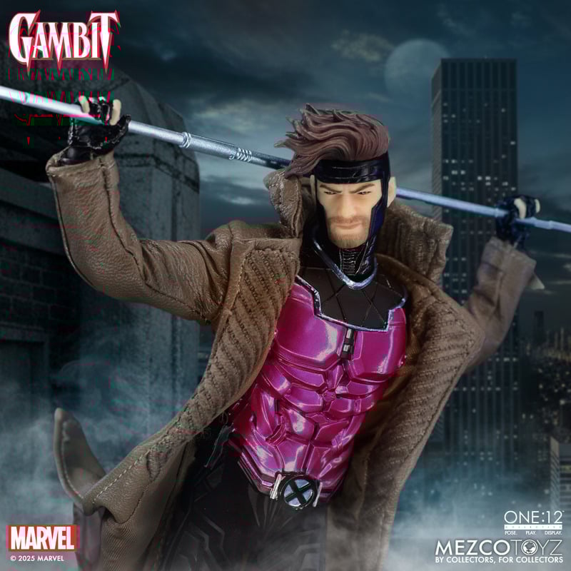 Mezco One:12 Collective Gambit Action Figure Marvel X Men