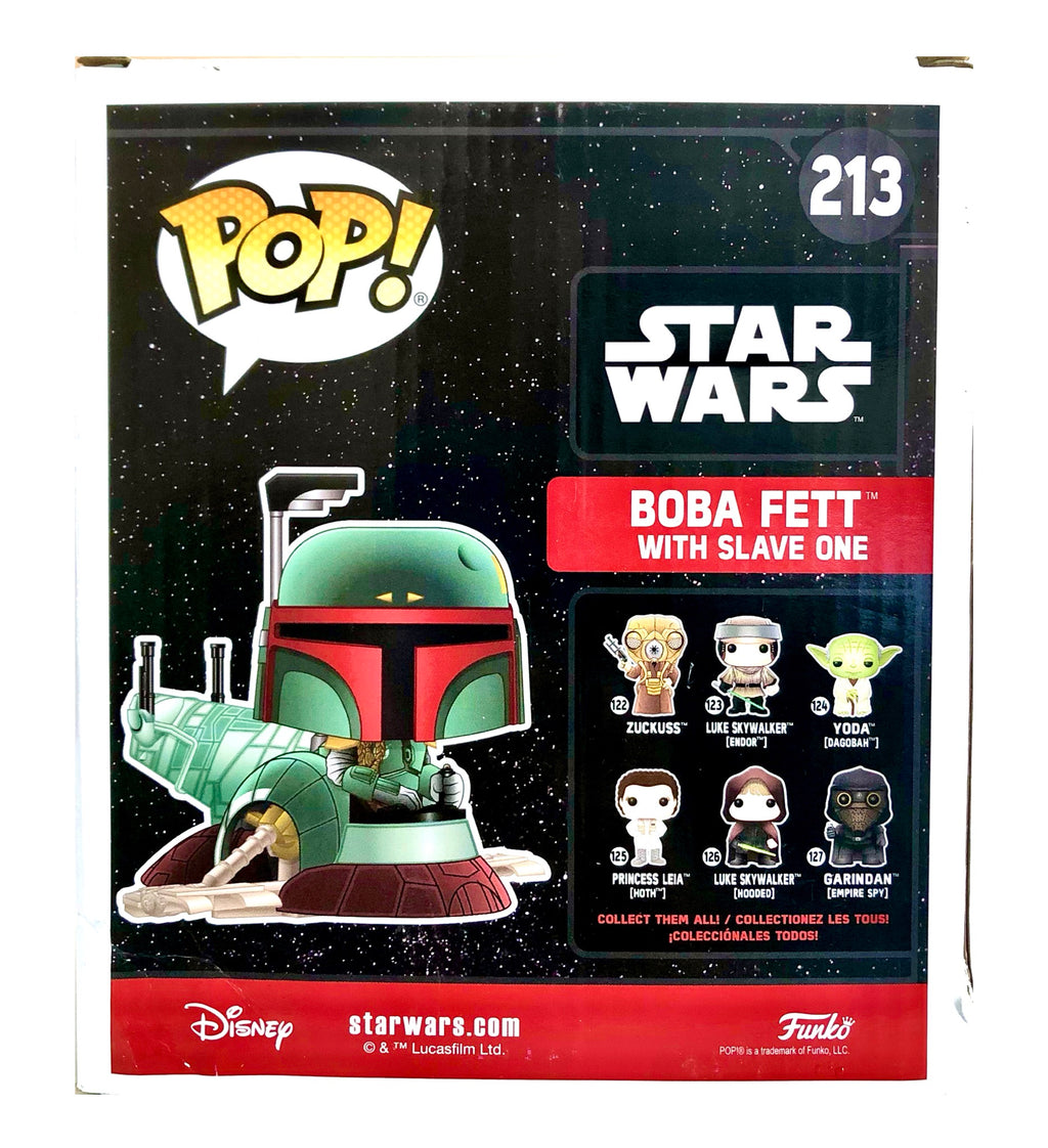 Funko Pop Vinyl Bobblehead Boba Fett W/Slave 1 #213