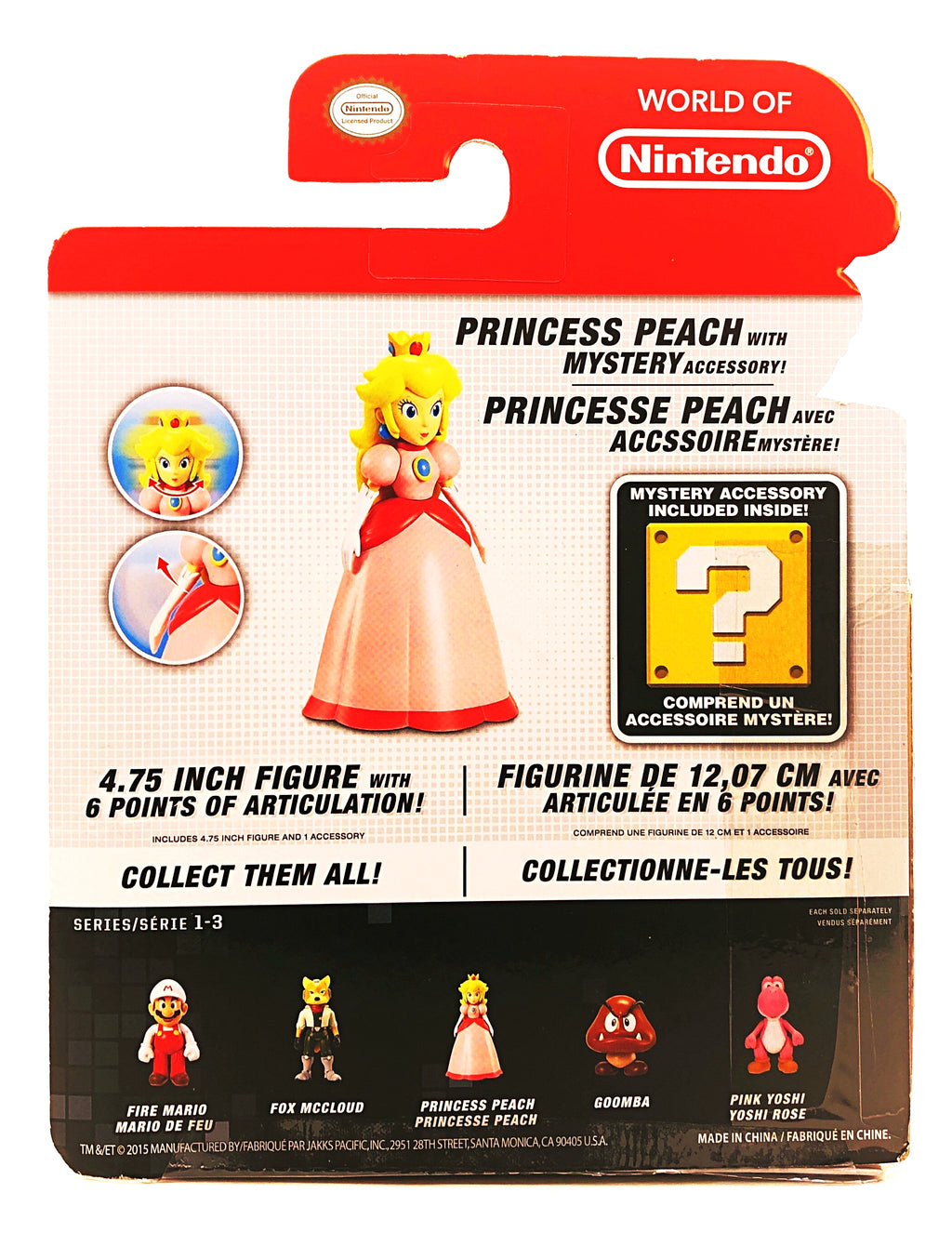 World of Nintendo: Princess Peach (Nintendo/Jakks Pacific, 2015)