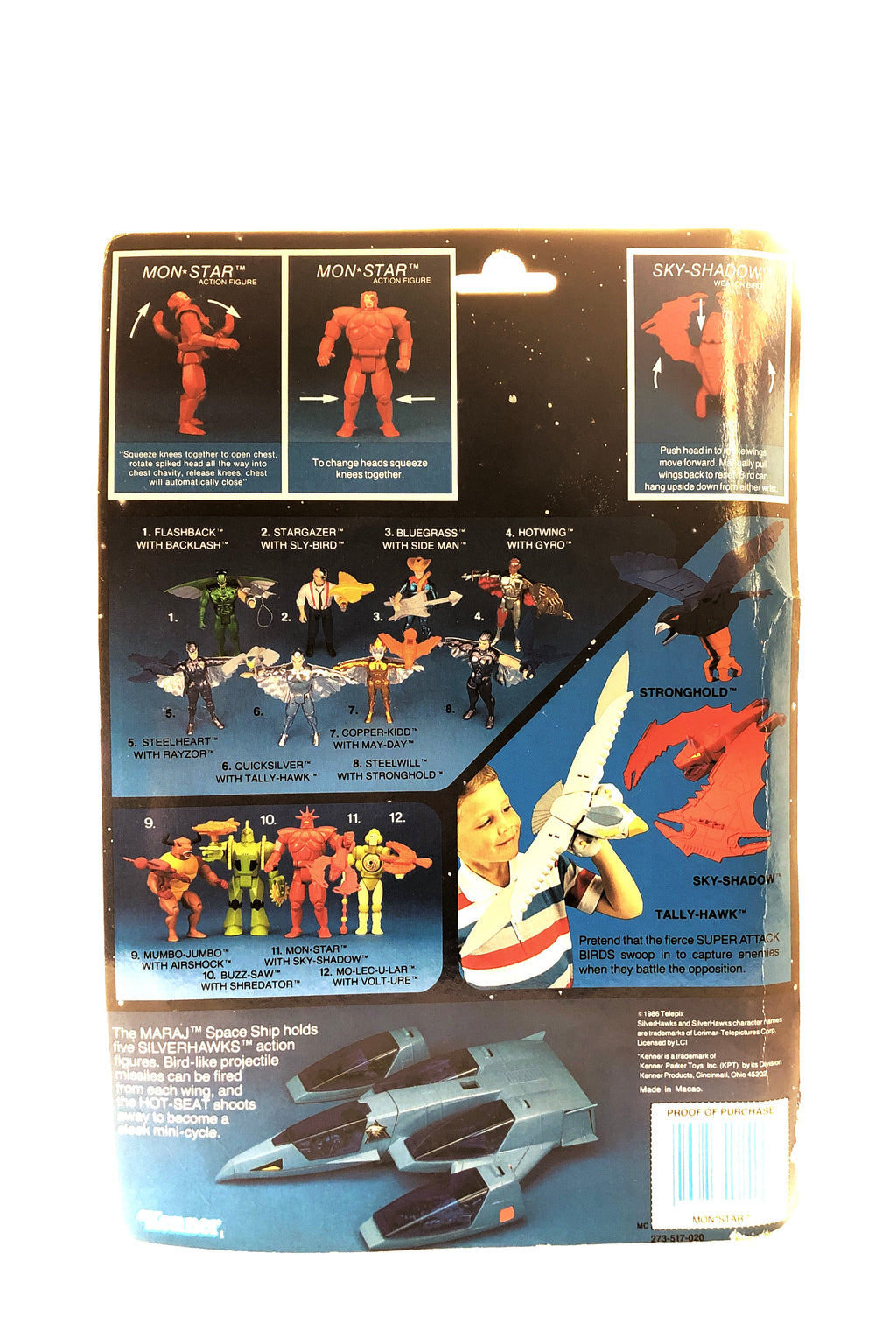 Silverhawks: Monstar with Skyshadow (Kenner, 1986)