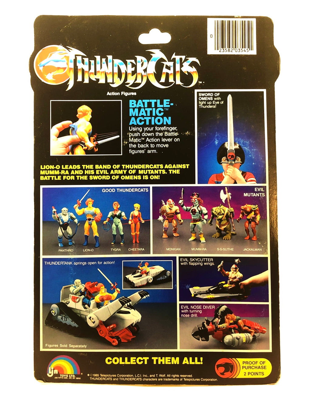 Thundercats: Slithe (First Release) (LJN, 1985)