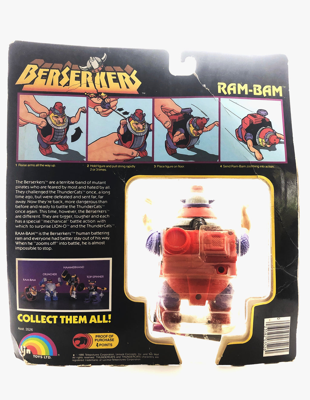 Thundercats | Berserkers RAM BAM (LJN, 1986)