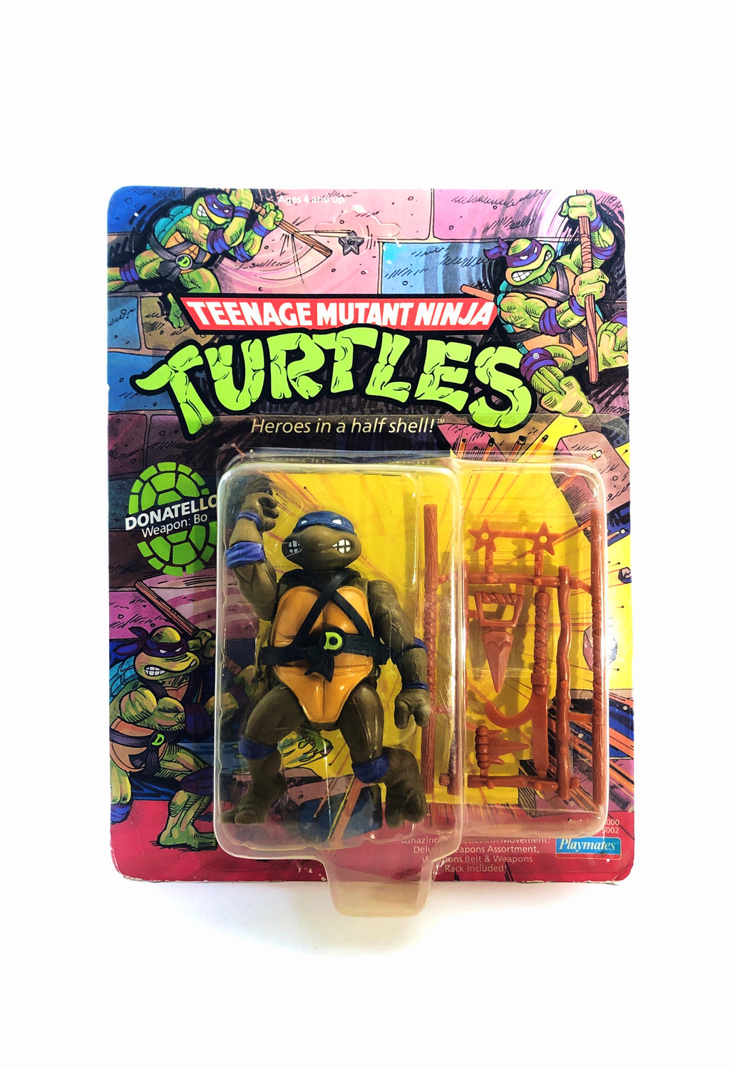 Donatello de las Tortugas Ninja Adolescentes Mutantes (Playmates, 1988)