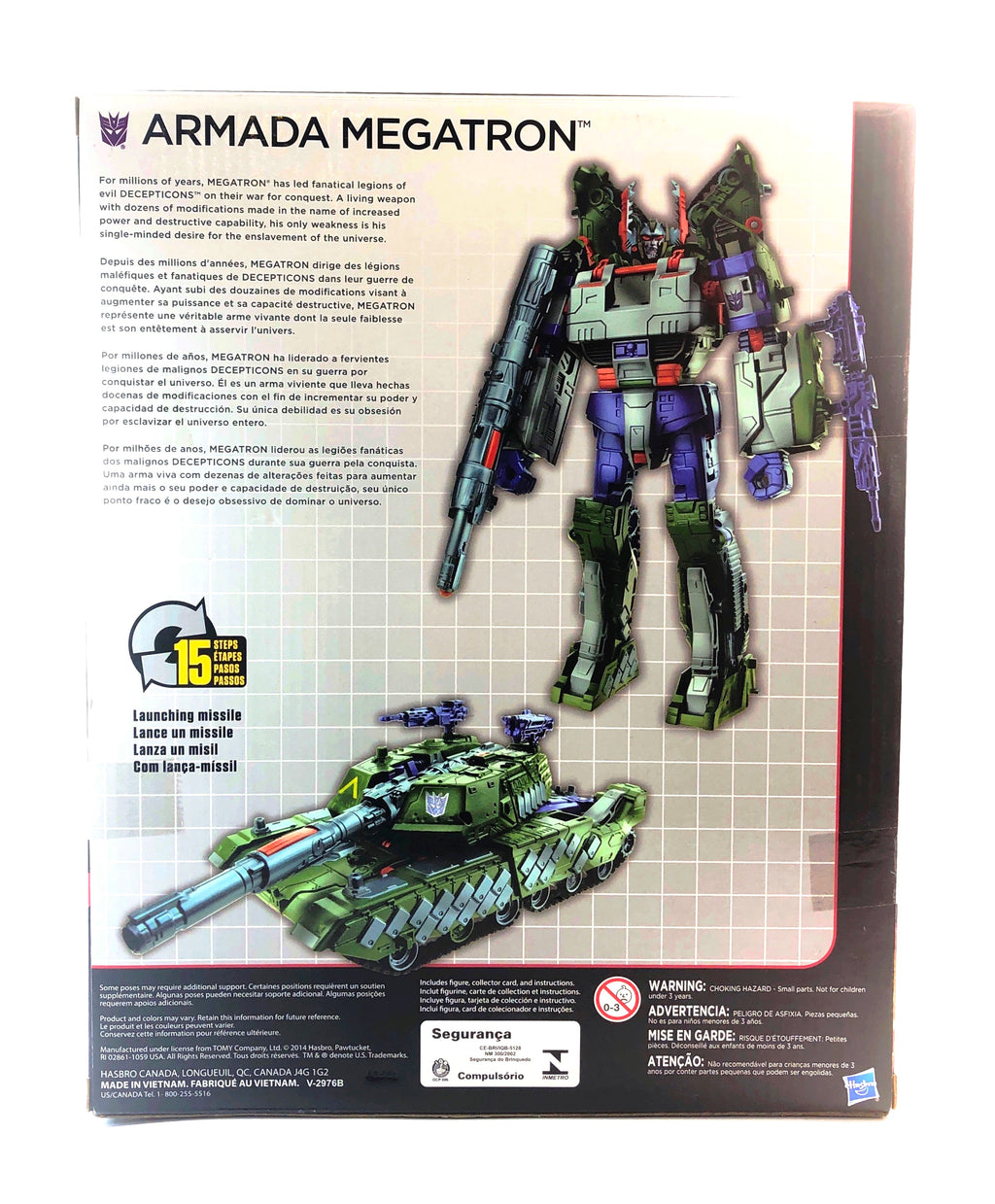 Transformers Combiner Wars: Megatron de la Armada de clase líder