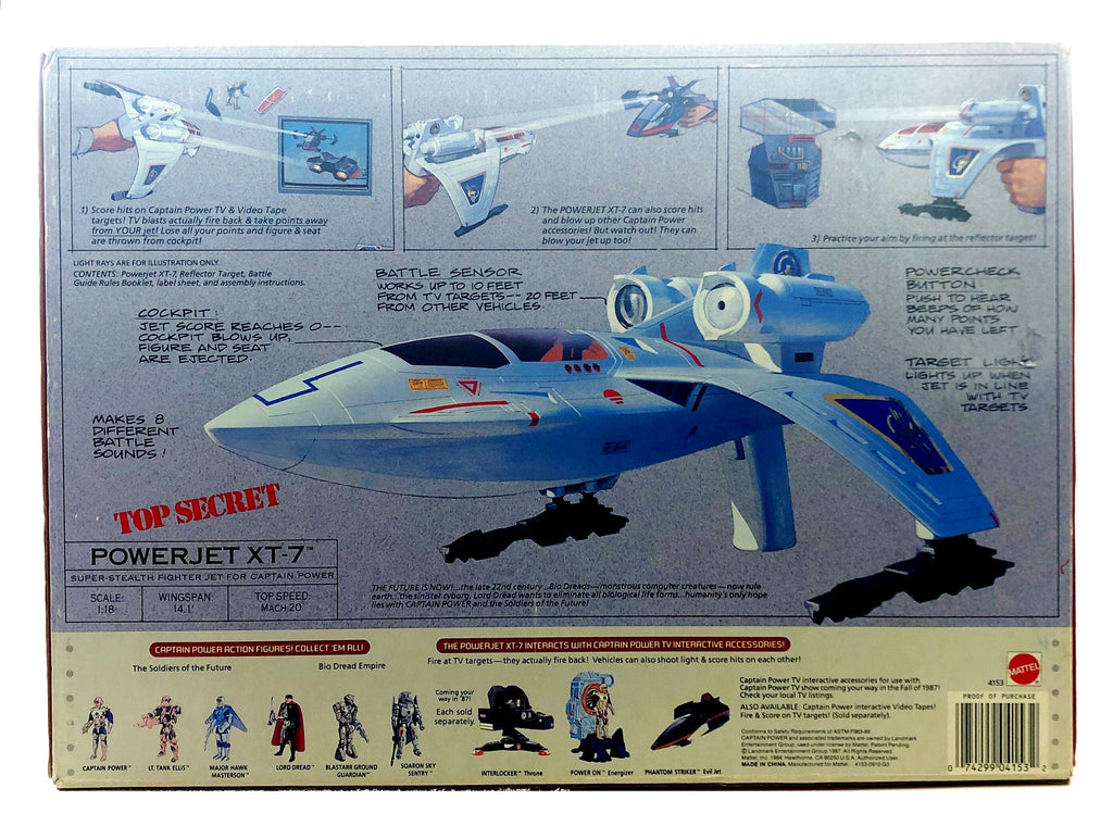 Capitán Power: Power Jet XT-7 (Mattel, 1987)