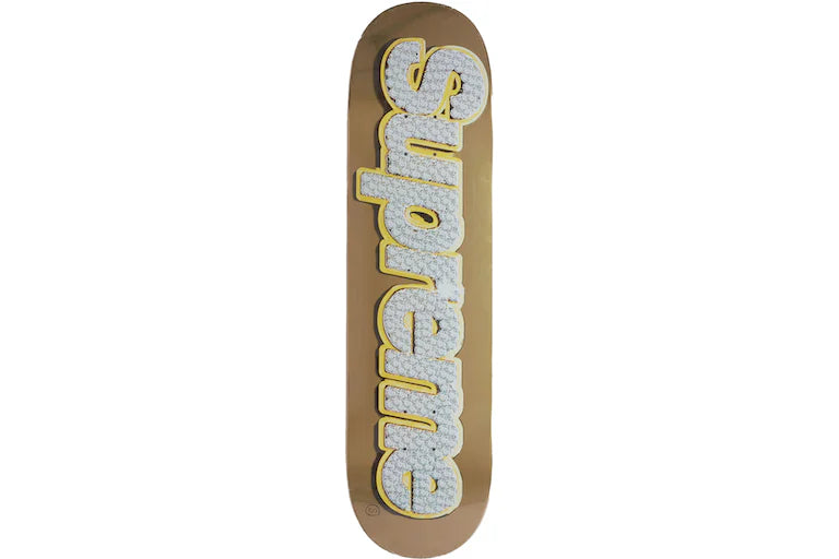 Supreme Bling Box Logo Skateboard Deck Supreme Bling Box Logo Skateboard Deck