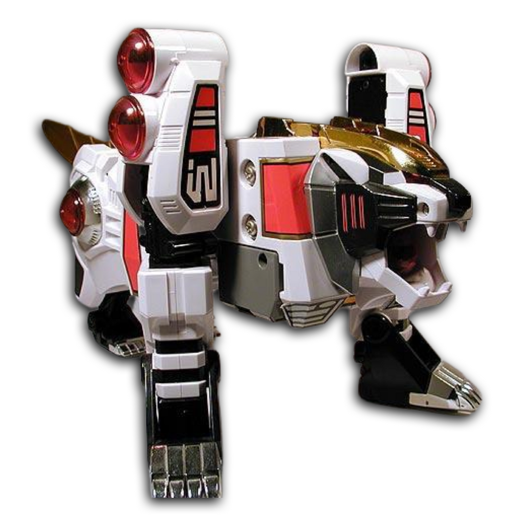 Mighty Morphin Power Rangers: White Tigerzord (Bandai, 1994)