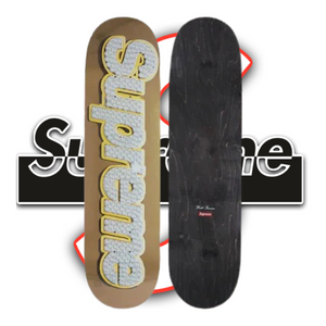 Supreme Bling Box Logo Skateboard Deck Supreme Bling Box Logo Skateboard Deck
