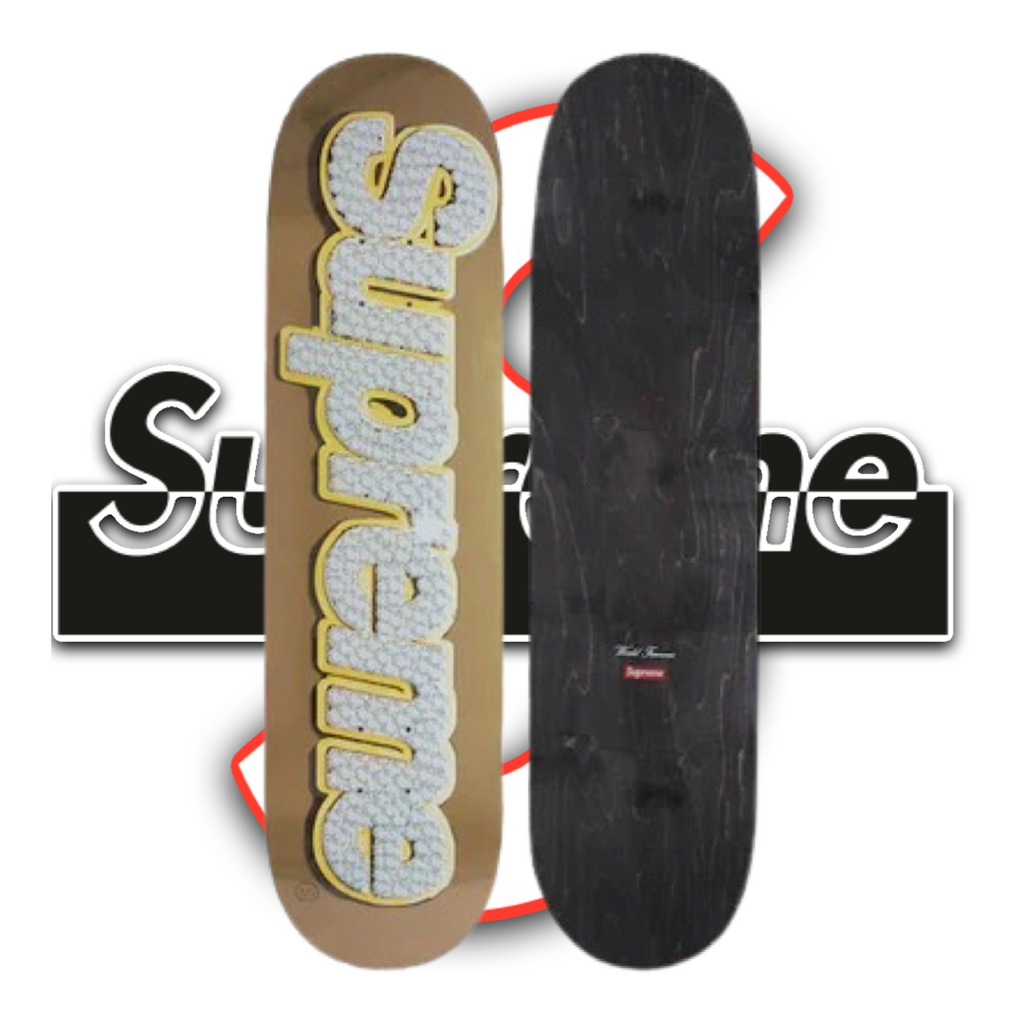 Supreme Bling Box Logo Skateboard Deck