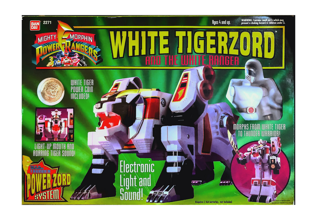 Mighty Morphin Power Rangers: White Tigerzord (Bandai, 1994)