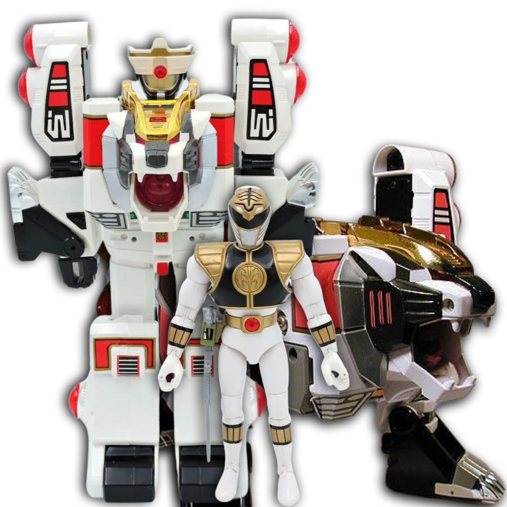 Mighty Morphin Power Rangers: White Tigerzord (Bandai, 1994)