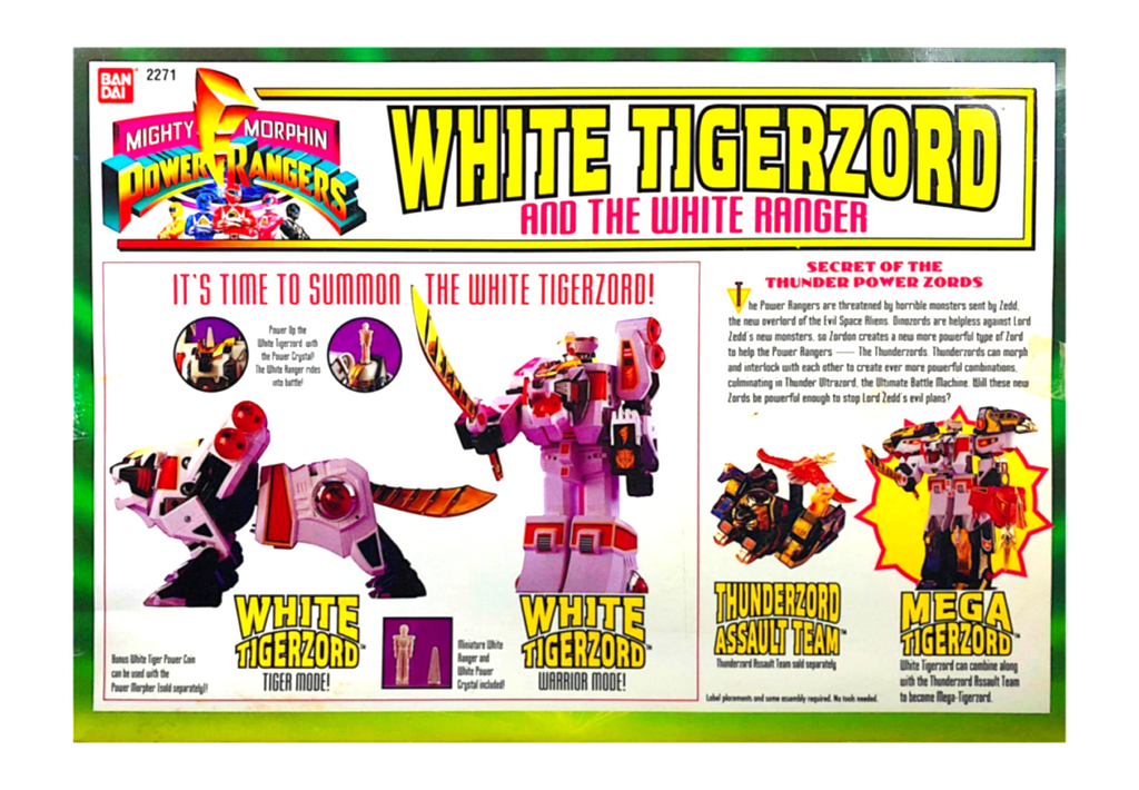 Mighty Morphin Power Rangers: White Tigerzord (Bandai, 1994)