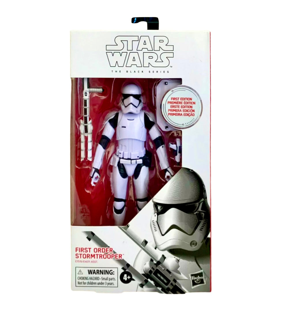 Star Wars Black Series Fiirst Order Stormtrooper (First Ed.)