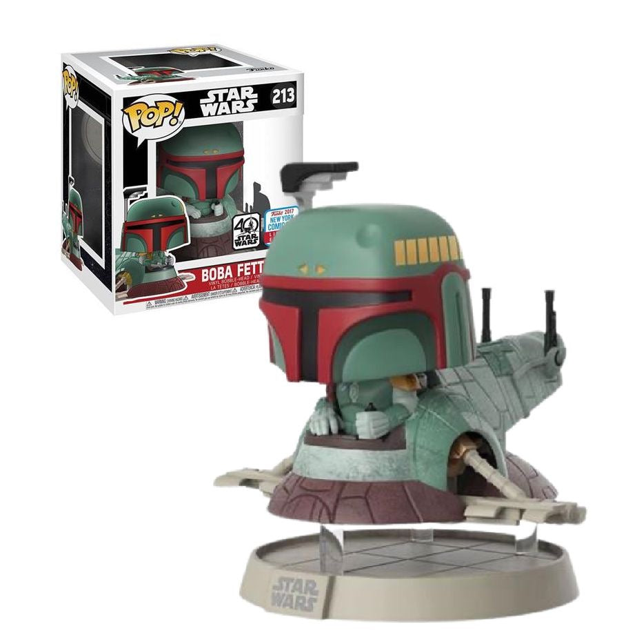 Figura de vinilo Funko Pop Bobblehead Boba Fett con esclavo 1 n.° 213