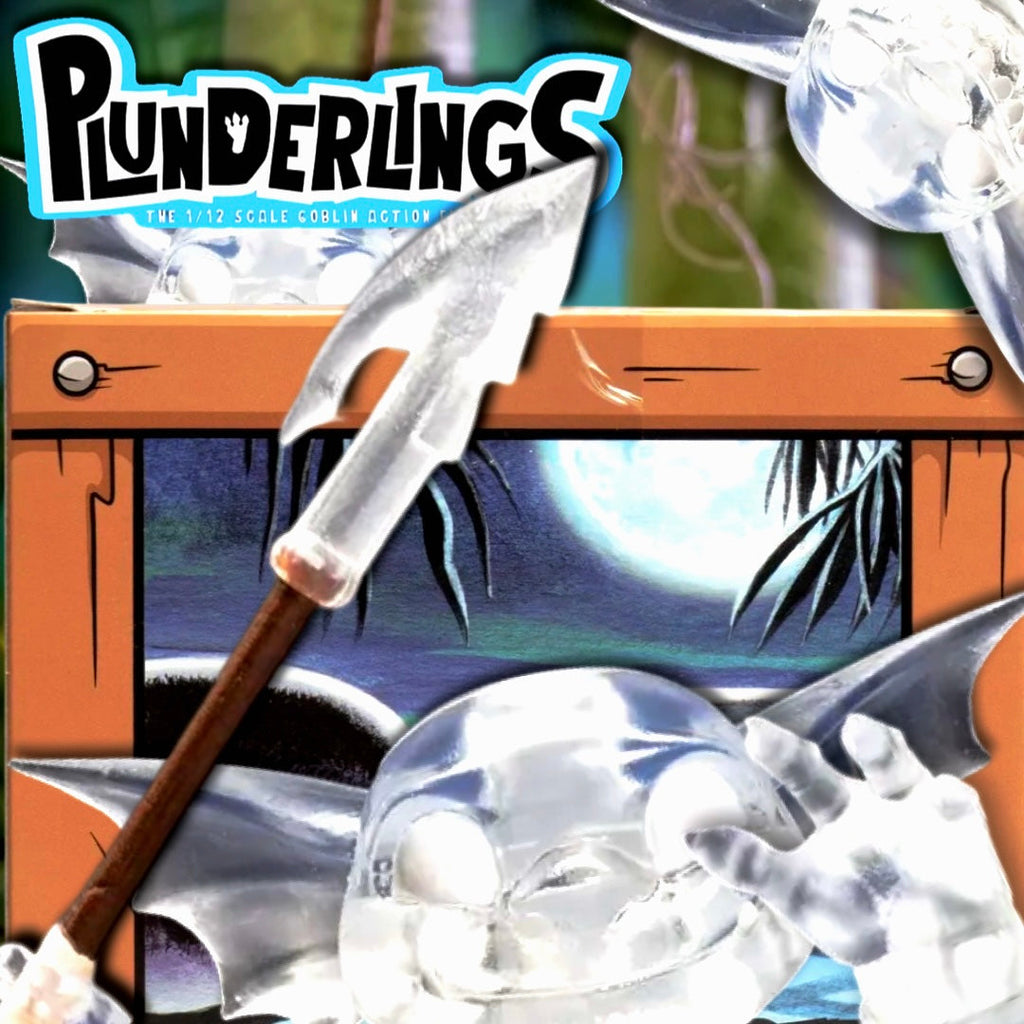 Plunderlings Drench Arctic Clear Variant 1:12 Scale Action Figure | SDCC Convention Exclusive