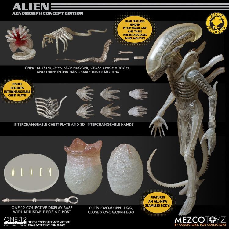 MEZCO Alien Xenomorph: Concept Edition