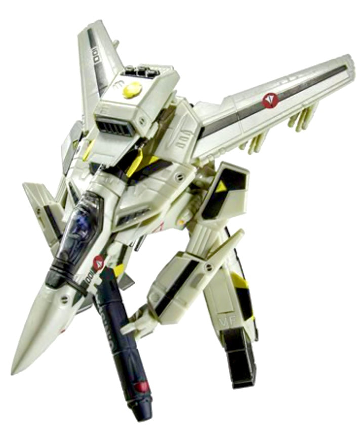 Battroid Toynami Macross | Retro VF-1S Escala 1/100 Roy Focker Valkyrie [6 pulgadas]