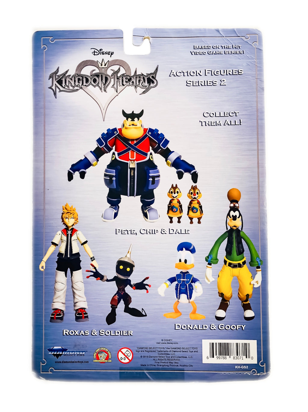 Kingdom Hearts Pete with Chip & Dale | Diamond Select Toys