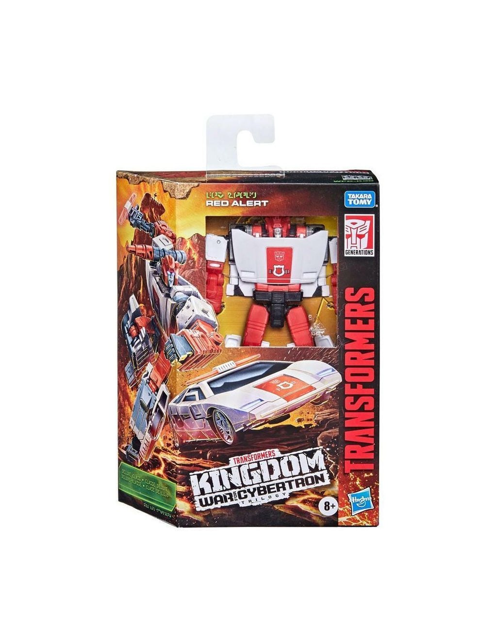 Transformers War for Cybertron Kingdom | Deluxe Red Alert WFC-K38 | Walgreens Exclusive