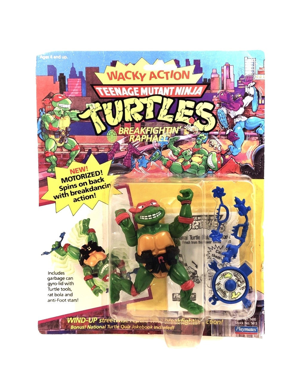 Las Tortugas Ninja Adolescentes Mutantes Breakfighting Raphael (Playmates, 1989)